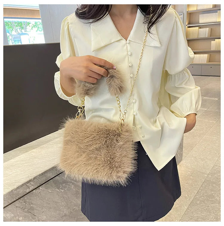 Sac Pour Elle - Luxe Furry en 4 couleurs