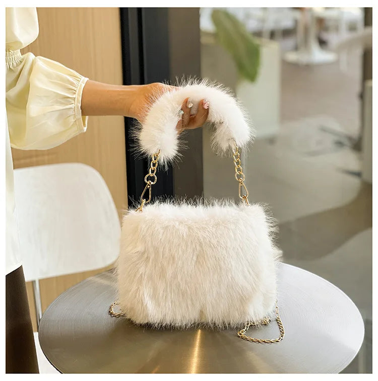 Sac Pour Elle - Luxe Furry en 4 couleurs