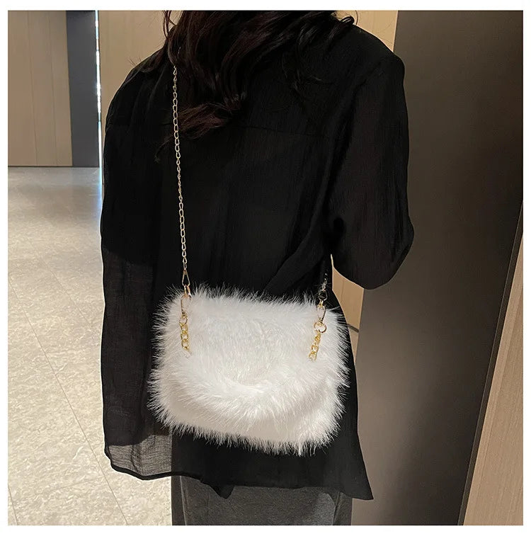 Sac Pour Elle - Luxe Furry en 4 couleurs