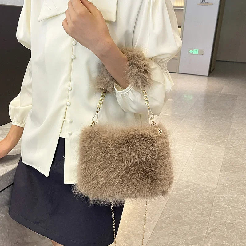 Sac Pour Elle - Luxe Furry en 4 couleurs