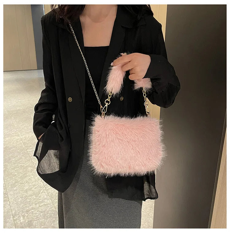 Sac Pour Elle - Luxe Furry en 4 couleurs