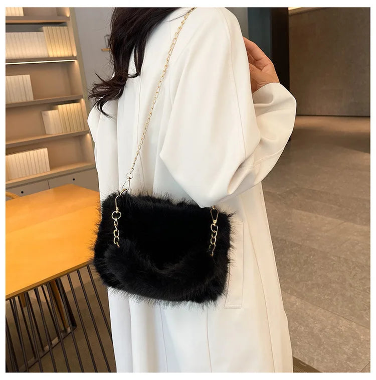 Sac Pour Elle - Luxe Furry en 4 couleurs