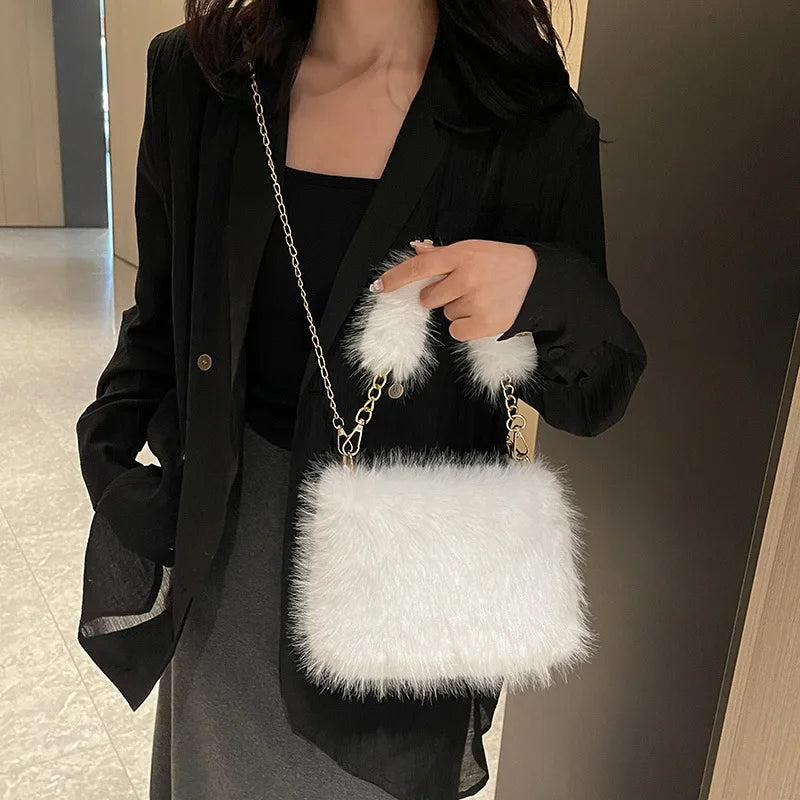 Sac Pour Elle - Luxe Furry en 4 couleurs