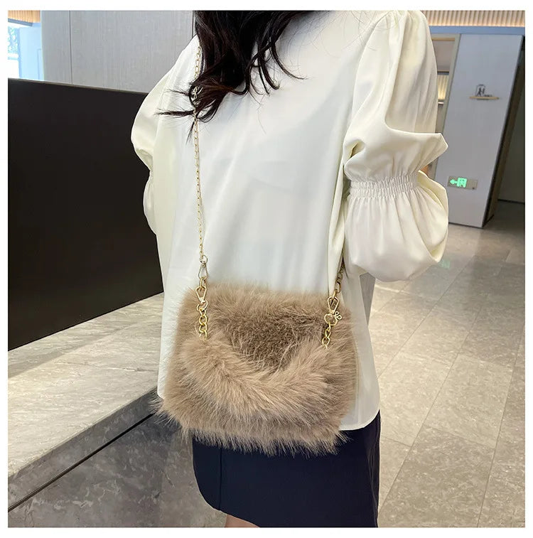 Sac Pour Elle - Luxe Furry en 4 couleurs