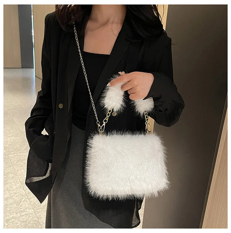 Sac Pour Elle - Luxe Furry en 4 couleurs