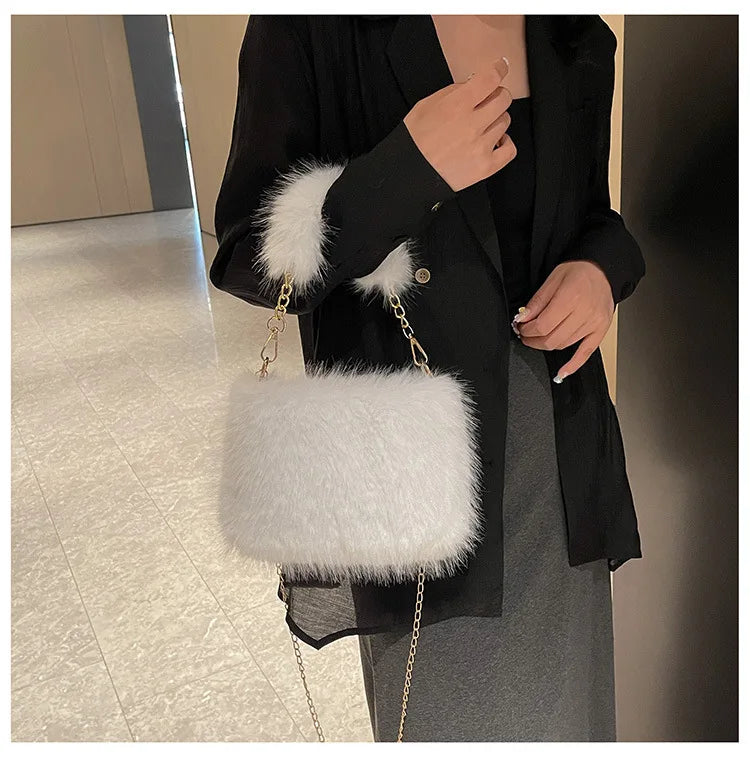 Sac Pour Elle - Luxe Furry en 4 couleurs