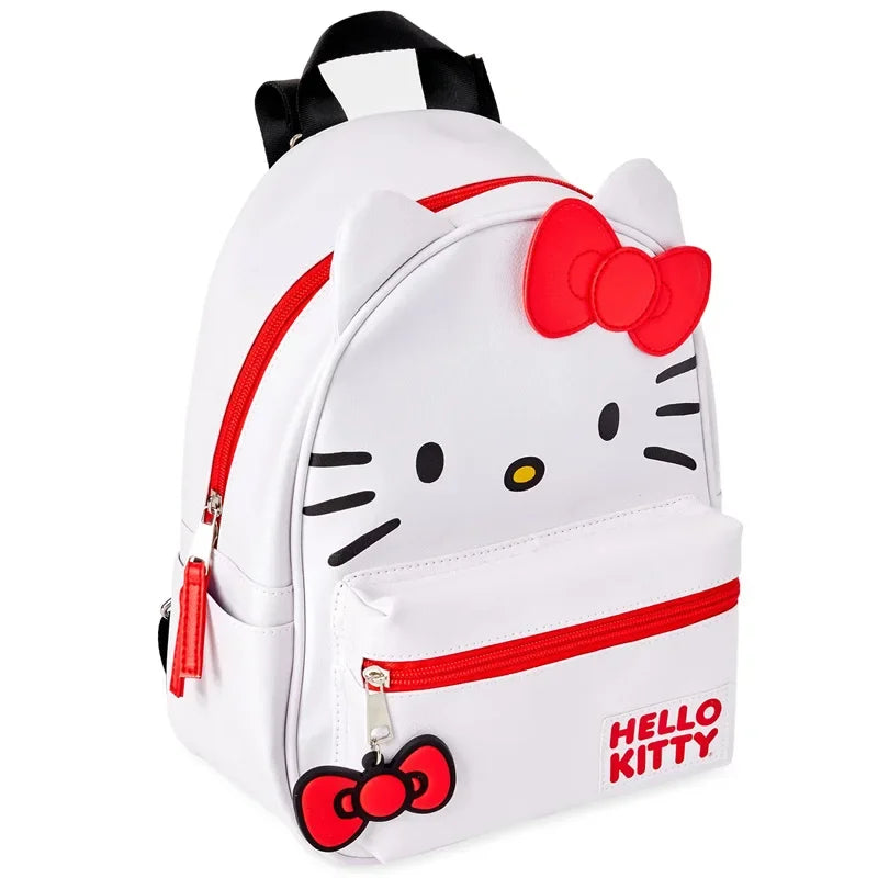 Women Sanrio Hello Kitty Backpack Cartoon Anime Cute Waterproof Backpacks Stitch Students Bag Kids Girl mochila infantil menina