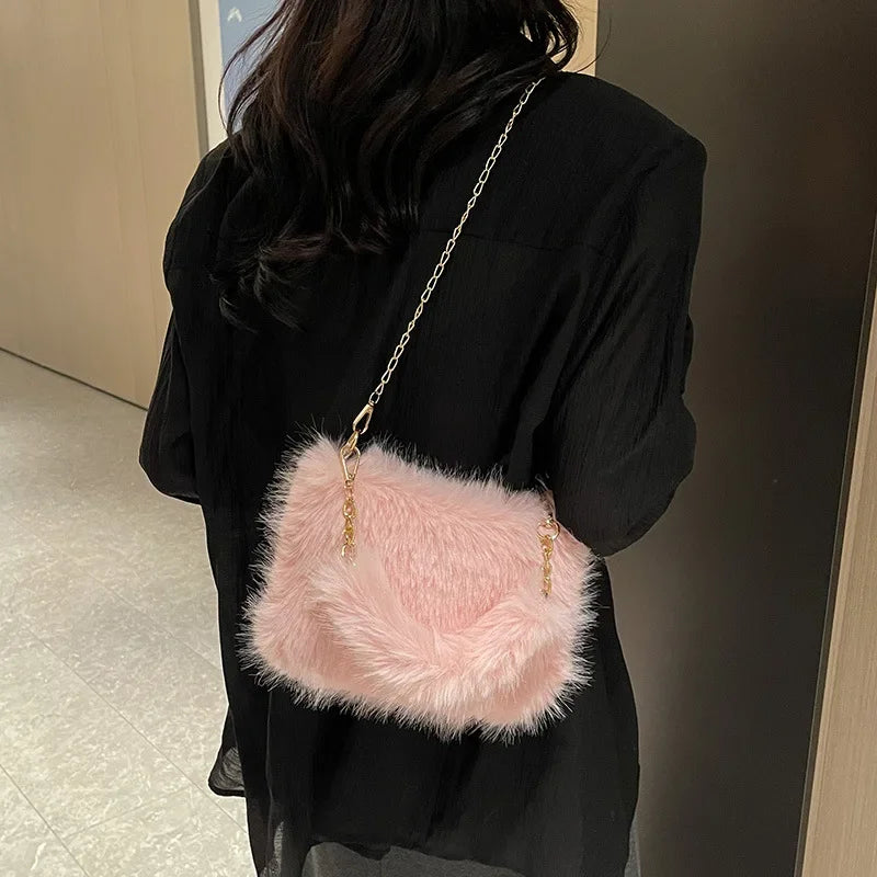 Sac Pour Elle - Luxe Furry en 4 couleurs
