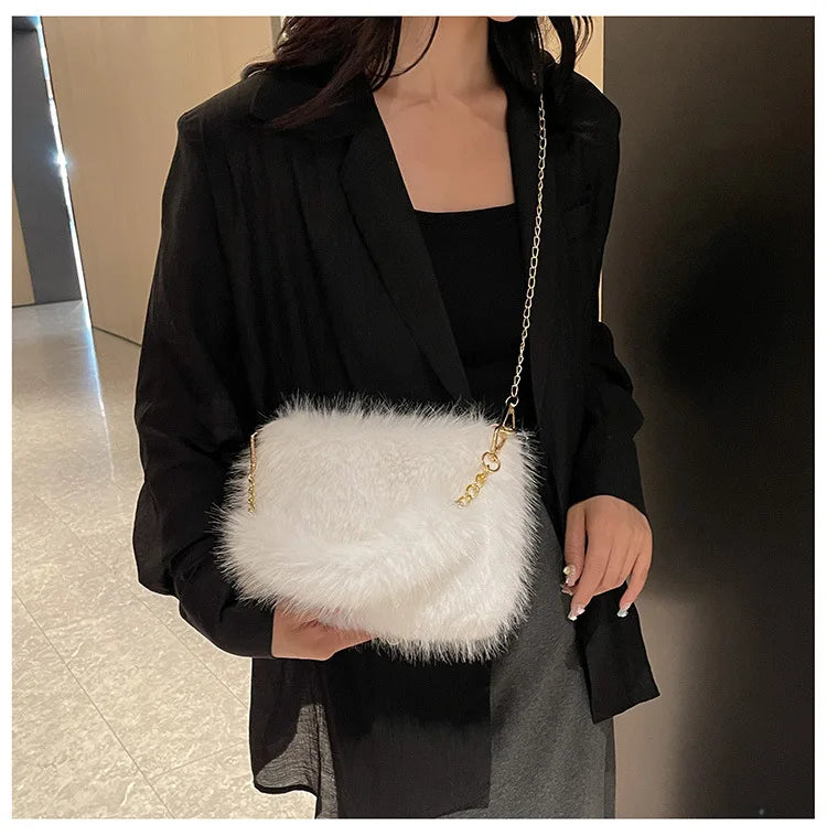 Sac Pour Elle - Luxe Furry en 4 couleurs