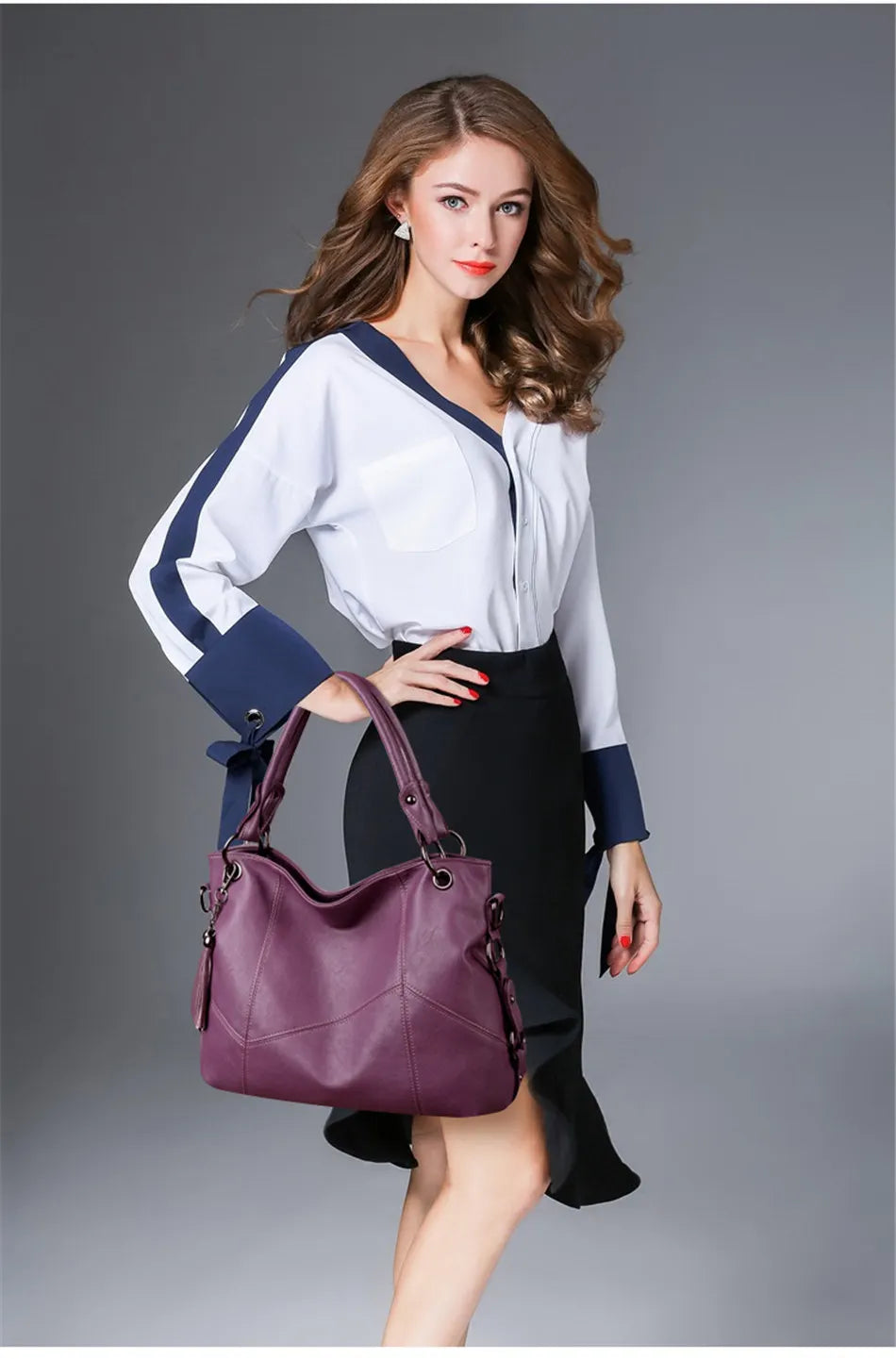 Sac Pour Elle - Vintage Élégance Décontractée en 4 couleurs