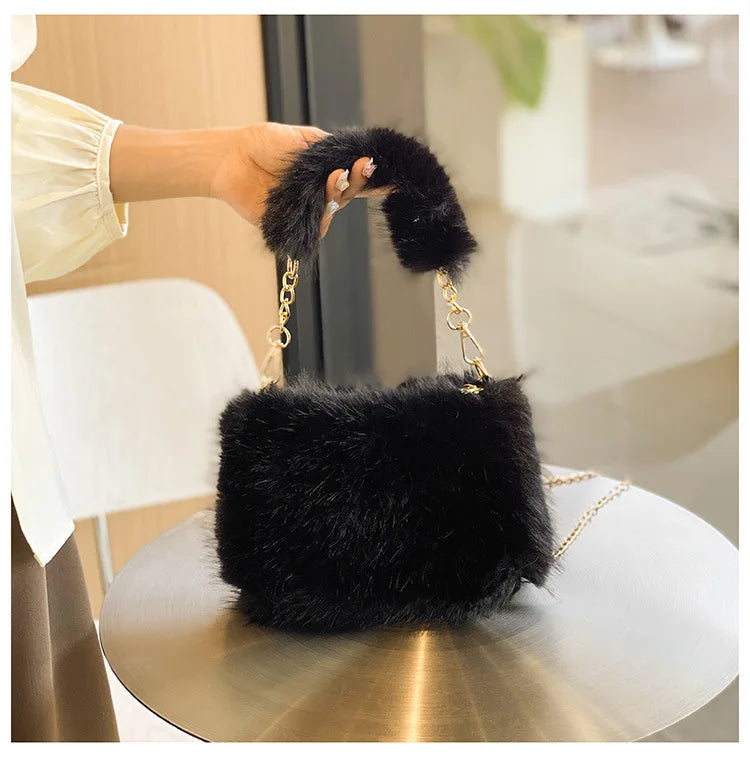 Sac Pour Elle - Luxe Furry en 4 couleurs