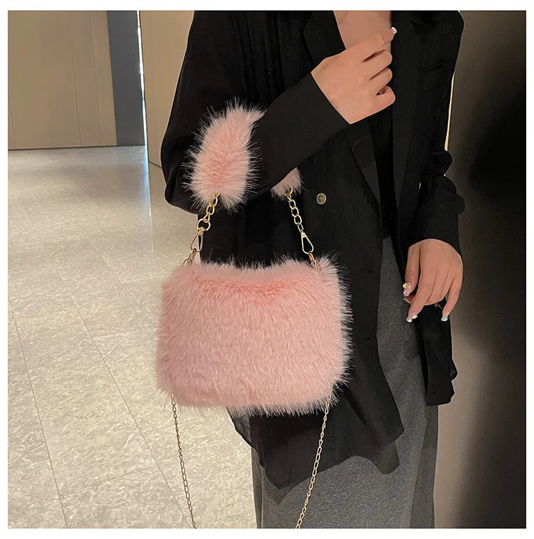 Sac Pour Elle - Luxe Furry en 4 couleurs