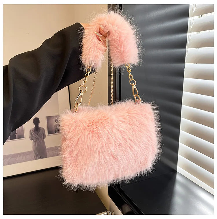 Sac Pour Elle - Luxe Furry en 4 couleurs