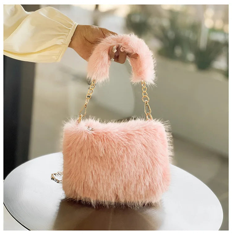 Sac Pour Elle - Luxe Furry en 4 couleurs