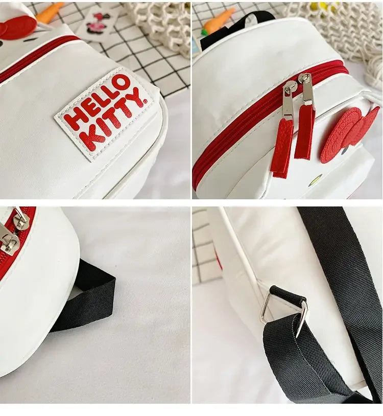 Women Sanrio Hello Kitty Backpack Cartoon Anime Cute Waterproof Backpacks Stitch Students Bag Kids Girl mochila infantil menina