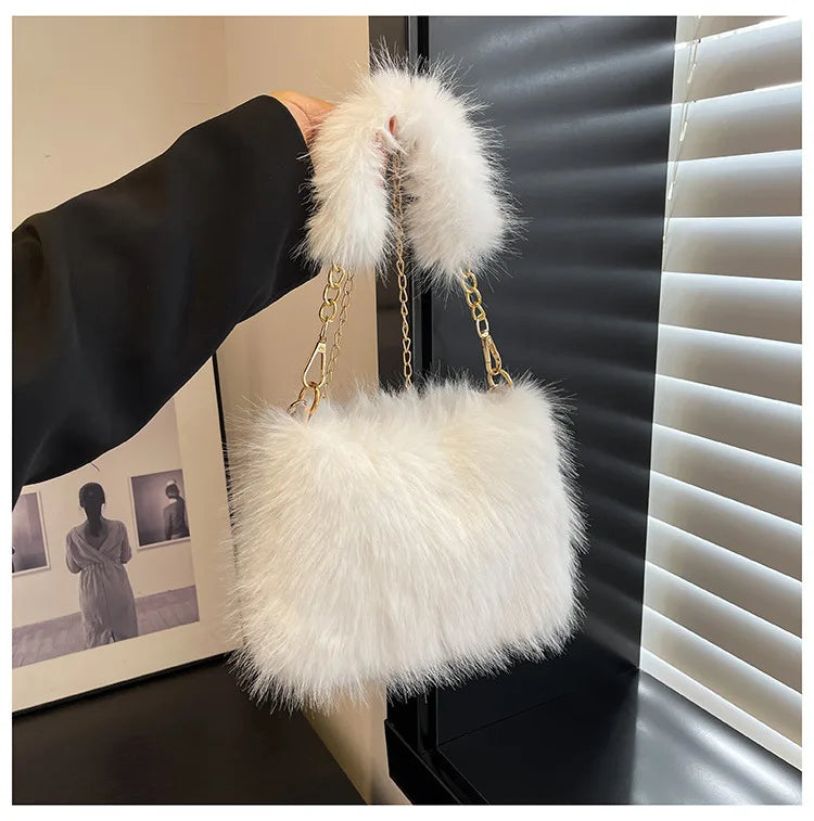 Sac Pour Elle - Luxe Furry en 4 couleurs