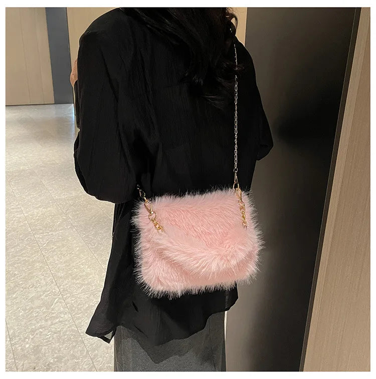 Sac Pour Elle - Luxe Furry en 4 couleurs