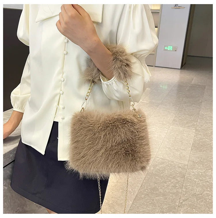 Sac Pour Elle - Luxe Furry en 4 couleurs
