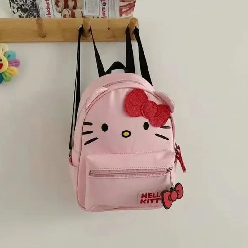 Women Sanrio Hello Kitty Backpack Cartoon Anime Cute Waterproof Backpacks Stitch Students Bag Kids Girl mochila infantil menina