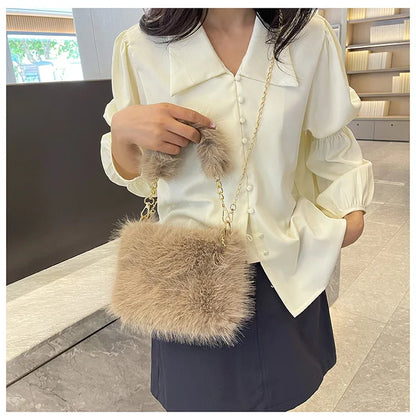 Sac Pour Elle - Luxe Furry en 4 couleurs