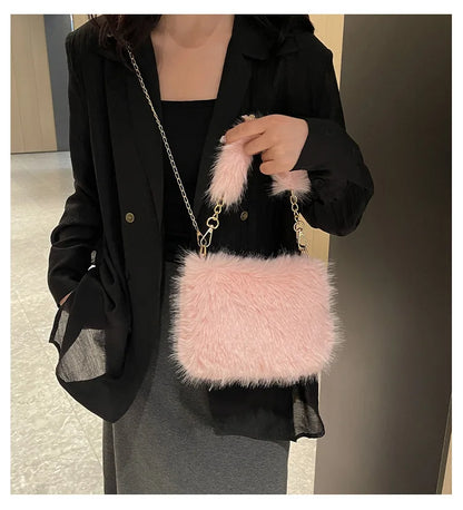 Sac Pour Elle - Luxe Furry en 4 couleurs