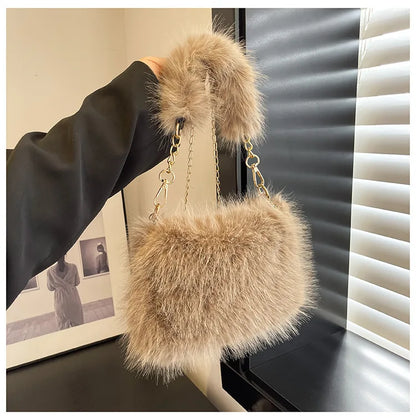 Sac Pour Elle - Luxe Furry en 4 couleurs