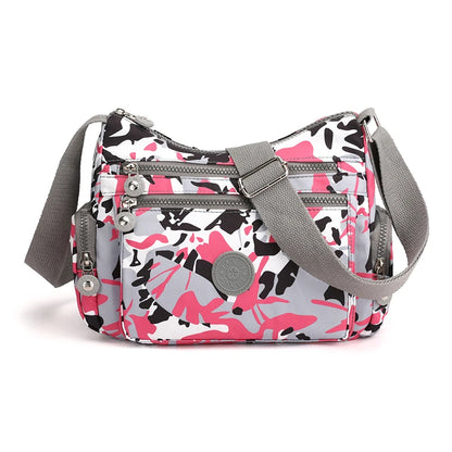 Women Shoulder Bag Handbag Nylon Waterproof  CrossBody Bag Ladies Messenger Bag