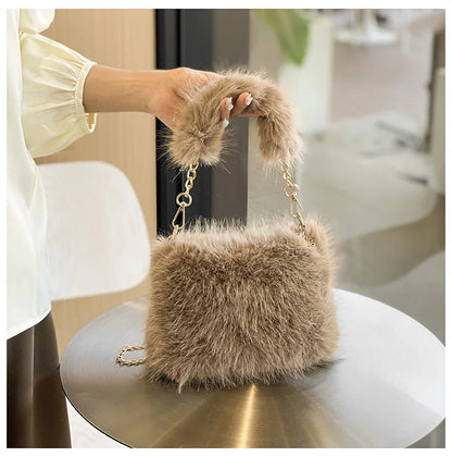Sac Pour Elle - Luxe Furry en 4 couleurs